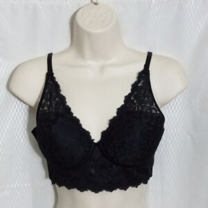Maidenform Women's Bra 34C, Black, Pre-owned